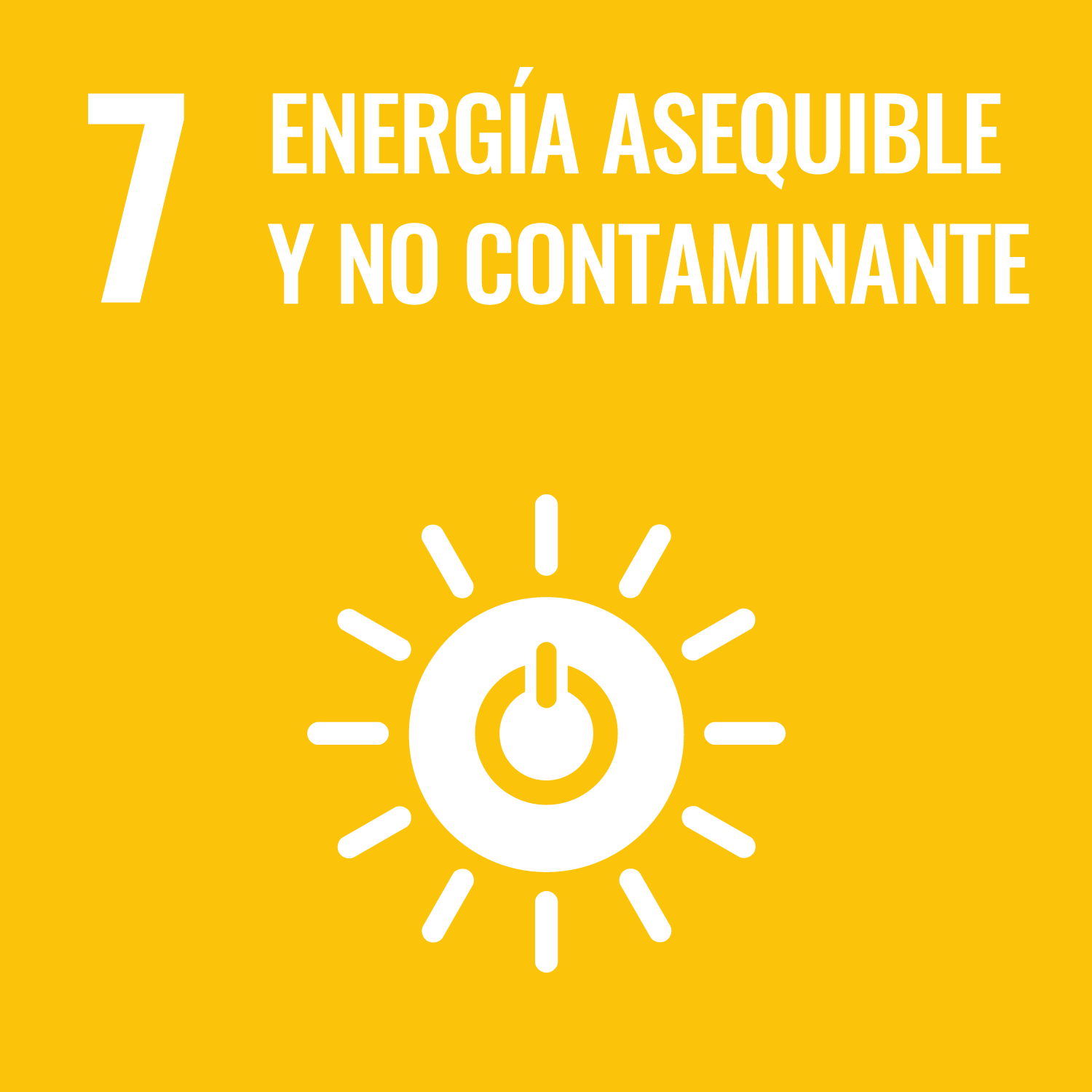 7 Energía Asequible y no contaminante 